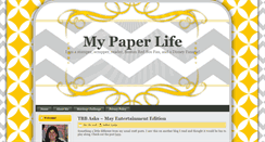 Desktop Screenshot of mypaperlife.com